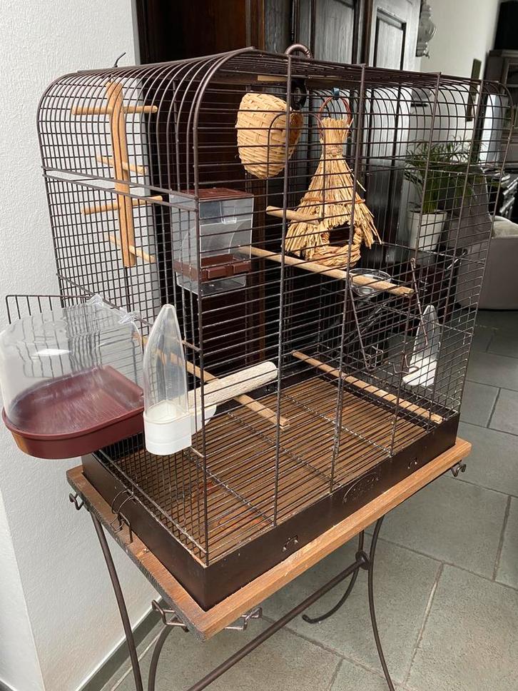 Cage oiseaux ZOLUX BY RÉTRO + Accessoires, Dieren en Toebehoren, Vogels | Hokken en Kooien, Gebruikt, Vogelkooi, Metaal, Ophalen