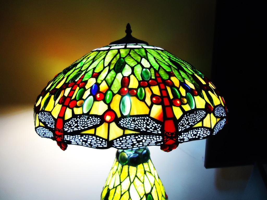 Lampe Tiffany - Rubis Éclatant – Lueur Nocturne