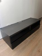 Tv meubel Ikea zwart, Huis en Inrichting, Kasten |Televisiemeubels, Minder dan 100 cm, 25 tot 50 cm, 100 tot 150 cm, Gebruikt