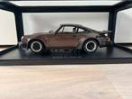 Porsche 911 Turbo 3.0 1976 bruin #77973 Autoart 1:18, Ophalen of Verzenden, Zo goed als nieuw, Auto, Autoart