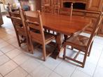 Eiken tafel met 6 stoelen, Enlèvement