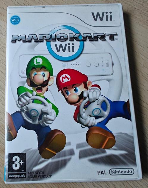 Mario Kart Wii - Nintendo Wii, Games en Spelcomputers, Games | Nintendo Wii, Gebruikt, Racen en Vliegen, 1 speler, Vanaf 3 jaar