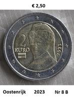 2 Euromunten Oostenrijk, Timbres & Monnaies, Monnaies | Europe | Monnaies euro, 2 euros, Autriche, Enlèvement ou Envoi, Monnaie en vrac
