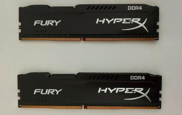 HyperX FURY DDR4 RAM 2x4gb  beschikbaar voor biedingen