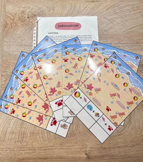 Zomer - zoekkaarten, Kinderen en Baby's, Speelgoed | Educatief en Creatief, Nieuw, Rekenen, Ontdekken, Ophalen