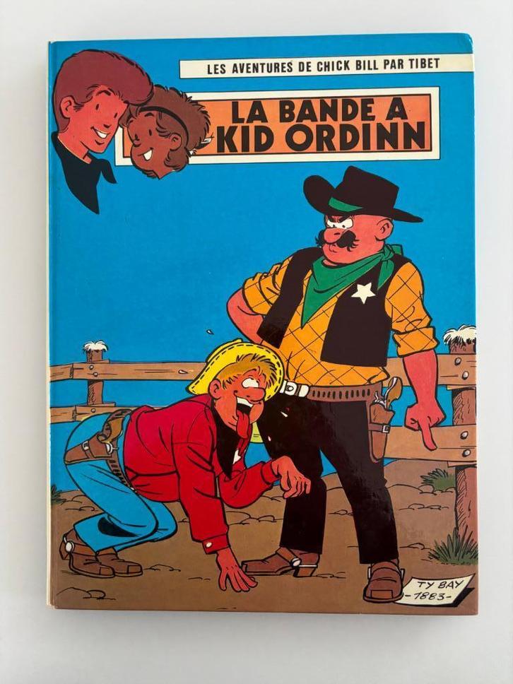 Tibet Chick Bill 35 La bande à Kid Ordinn 1973, Boeken, Stripverhalen, Gelezen, Eén stripboek, Ophalen of Verzenden
