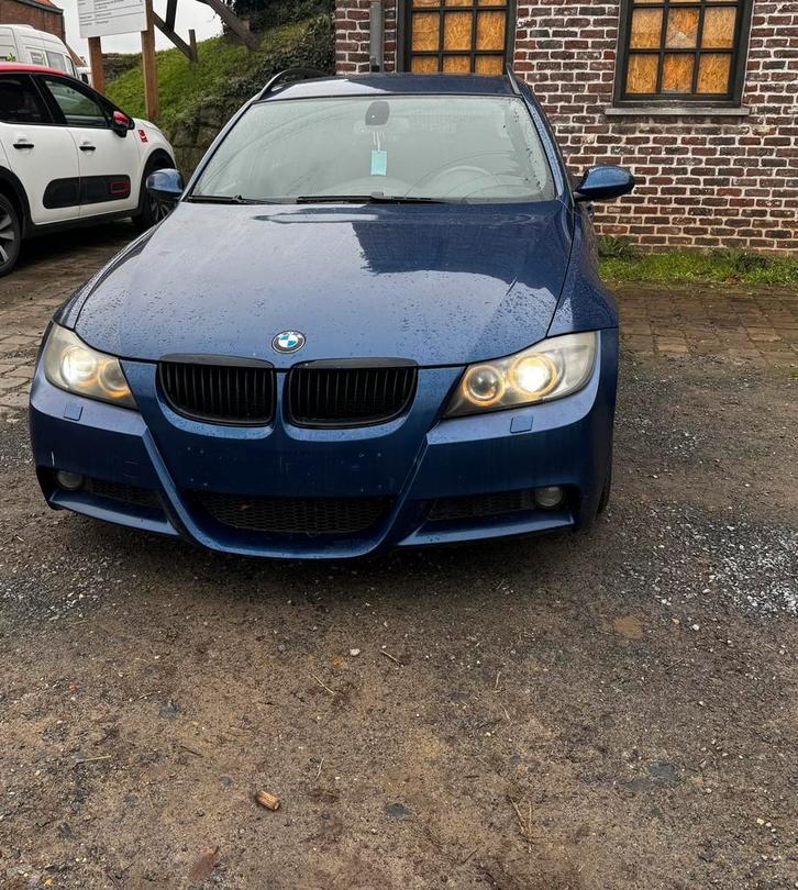 Bmw 320d msport gekeurd, Auto's, BMW, Particulier, 3 Reeks, Diesel, Euro 4, Break, 5 deurs, Handgeschakeld, Blauw, Zwart, Achterwielaandrijving