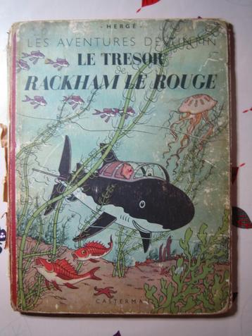 LE TRESOR DE RACKHAM LE ROUGE. TINTIN. B3. 1949.