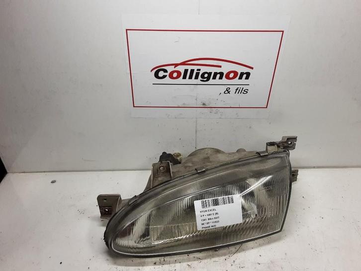 KOPLAMP RECHTS Hyundai Accent II / Excel II / Pony, Auto-onderdelen, Verlichting, Hyundai, Gebruikt