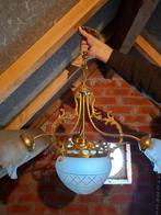 Luster met glazen kapjes, Huis en Inrichting, Lampen | Kroonluchters, Ophalen