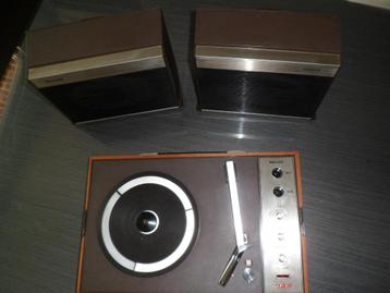 Tourne-disque portable Philips avec haut-parleurs Norma 732