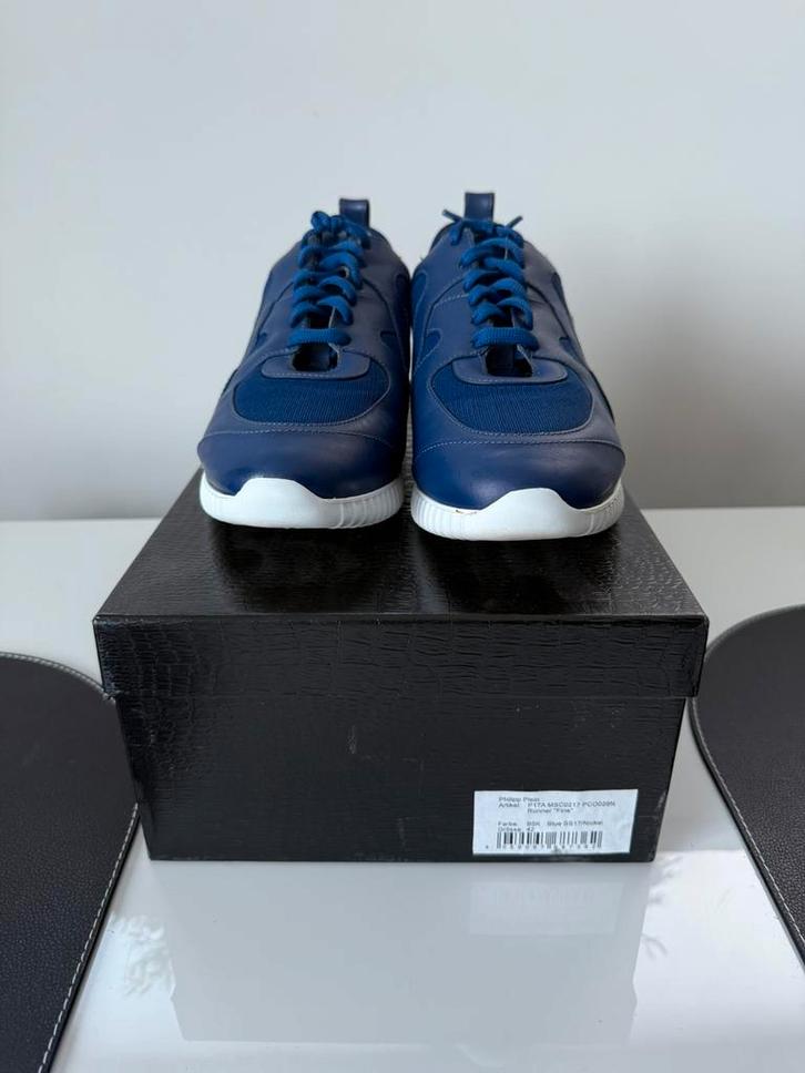 Originele Philipp Plein runner fine schoenen Blauw, Kleding | Heren, Schoenen, Zo goed als nieuw, Blauw, Ophalen of Verzenden