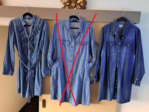 CTN, of Trend, jurk in jeans, mt 46, Kleding | Dames, Jurken, Zo goed als nieuw, Maat 46/48 (XL) of groter, Blauw, Ophalen of Verzenden