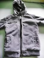 sweater cardigan met kap gevoerd teddy maat medium  nieuw, Ophalen of Verzenden, Zo goed als nieuw, Maat 38/40 (M), Grijs