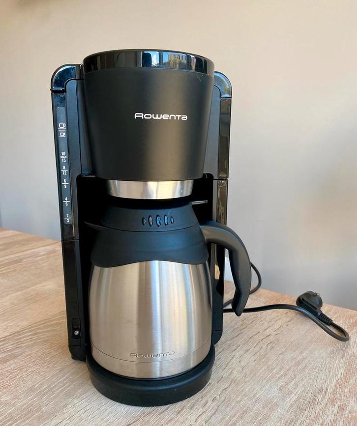 Koffiezetapparaat - Rowenta - 1 liter - Zwart & RVS, Elektronische apparatuur, Koffiezetapparaten, Zo goed als nieuw, Ophalen