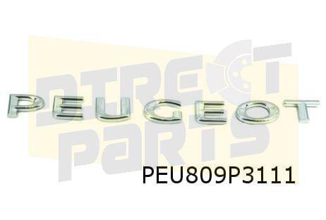 Peugeot Partner achterklepembleem tekst ''Peugeot'' Originee, Auto-onderdelen, Carrosserie, Peugeot, Nieuw, Verzenden
