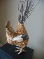 Kunst decoratie kip met stro, Ophalen