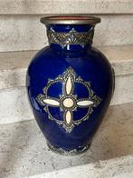 Vase décoratif oriental / marocain bleu cobalt, Antiquités & Art, Enlèvement