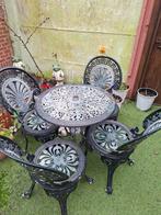 Aluminum gegoten bistroset., Tuin en Terras, Ophalen