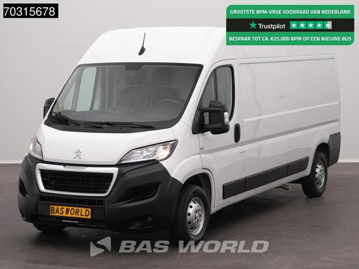 Peugeot Boxer 140PK L3H2 LED Airco Cruise Camera Parkeersens, Auto's, Bestelwagens en Lichte vracht, Bedrijf, Te koop, Achteruitrijcamera