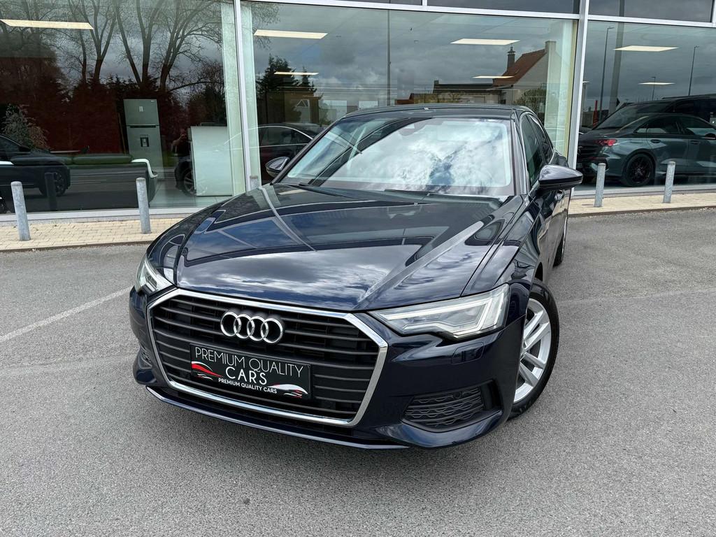 Audi A6 KEYLESS / CARPLAY / LEDER / CAMERA / ZETELVERWARMING, Auto's, Automaat, 4 deurs, USB, Gebruikt