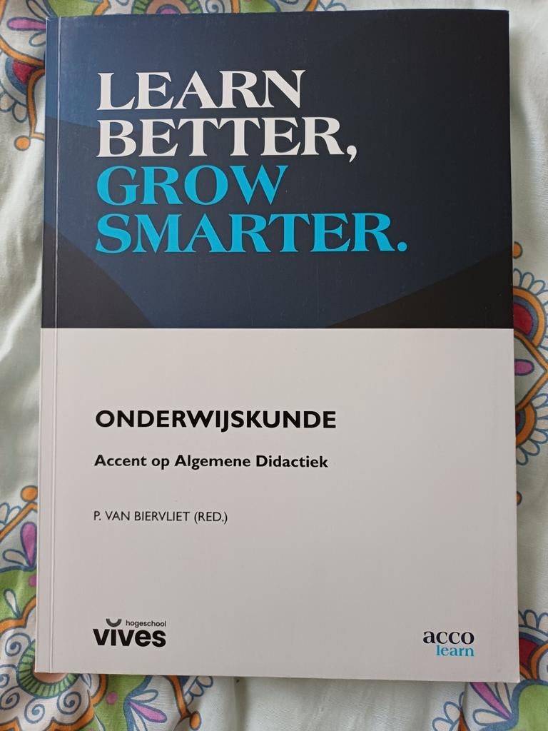 Pieter Van Biervliet - ONDERWIJSKUNDE, Boeken, Ophalen of Verzenden, Nieuw, Pieter Van Biervliet