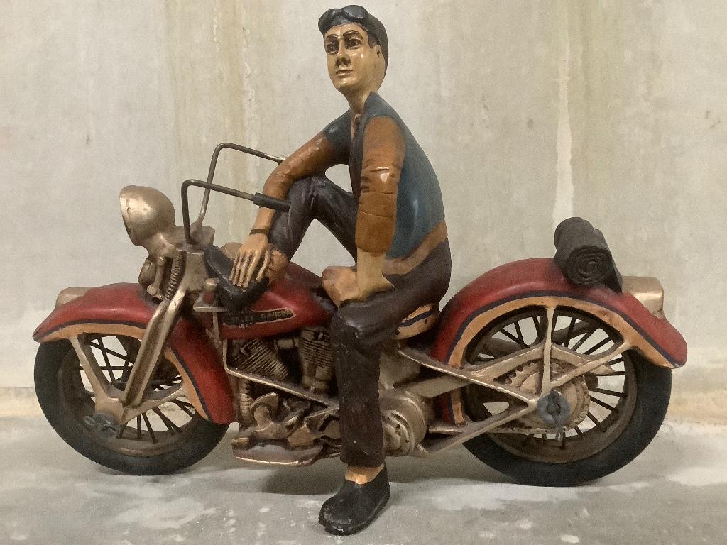 VINTAGE HARLEY DAVIDSON MOTARD BEELD JAREN 80&90 ., Ophalen, Zo goed als nieuw, Overige typen