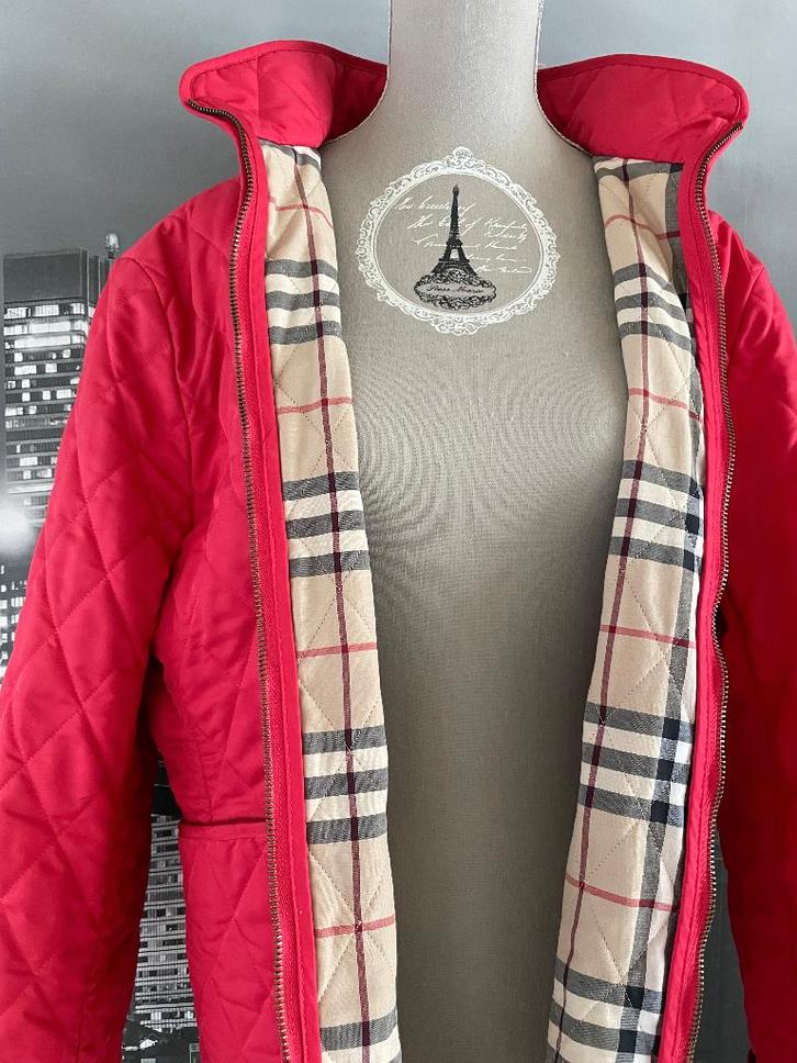 BURBERRY - AUTHENTIEK jasje - schoenen Burberry, Vêtements | Femmes, Vestes | Été, Comme neuf, Taille 42/44 (L), Rouge, Envoi