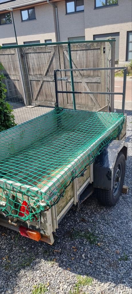 Aanhangwagen 750kg met werk, Enlèvement