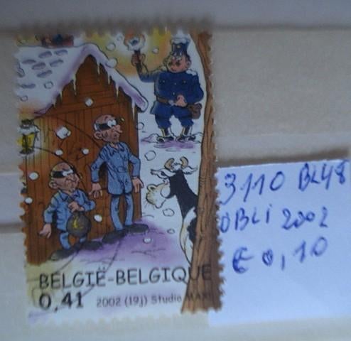 Belgique 3110 (O) BL48, Envoi, Affranchi, Timbre-poste