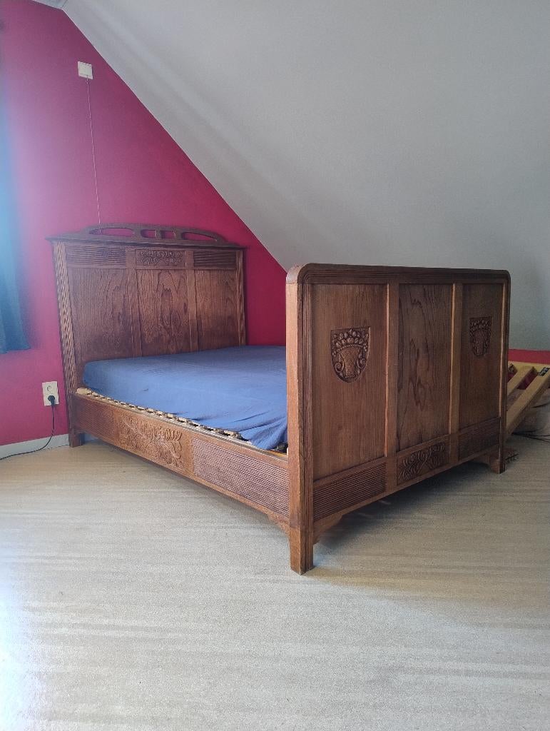 Zeer mooi handgemaakt rustiek bed, Ophalen