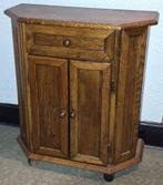 Mooi en degelijk massief eiken kastje, Huis en Inrichting, Ophalen, Eikenhout