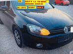 VW GOLF  1.2  TSI  BENZINE (( BJ 2012 ))  KOOPJE, Autos, Cuir, Euro 5, Achat, Noir