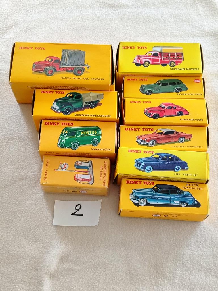 Dinky ATLAS _ Lot 2 _ 10 stuks _ complete lot = 85,00€, Hobby en Vrije tijd, Modelauto's | 1:43, Ophalen of Verzenden, Zo goed als nieuw