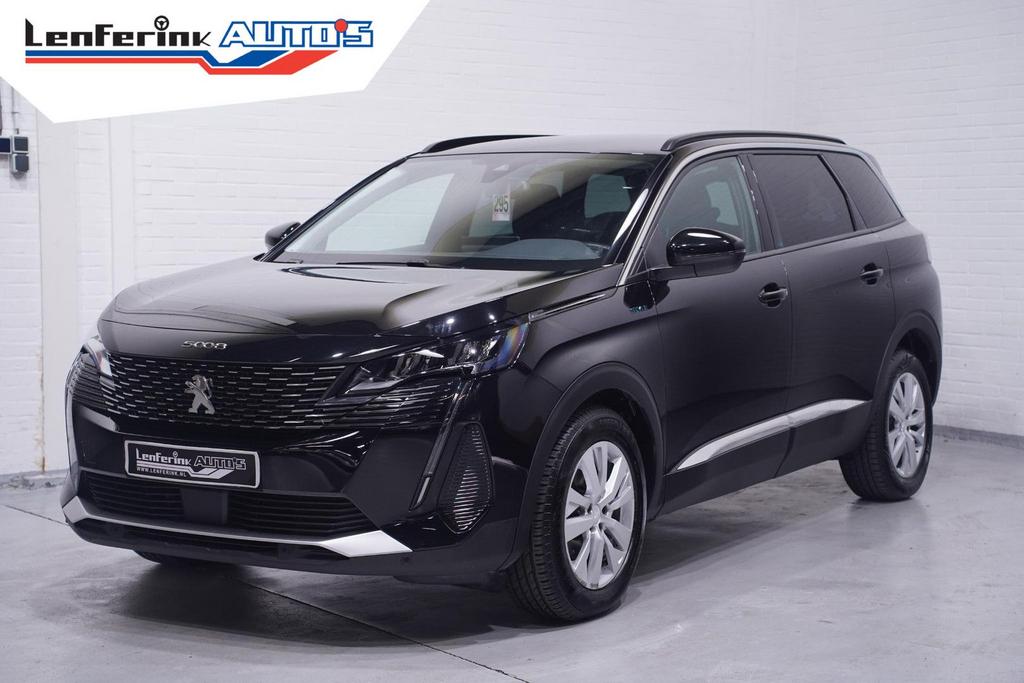 Peugeot 5008 1.5 HDI 7-pers. climate-controle cruise-control, Zwart, Zwart, Bedrijf, SUV of Terreinwagen