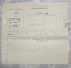 Ardennais+WW2+Braives+Telegram+Heptia, Ophalen of Verzenden, Overige soorten, Overige typen