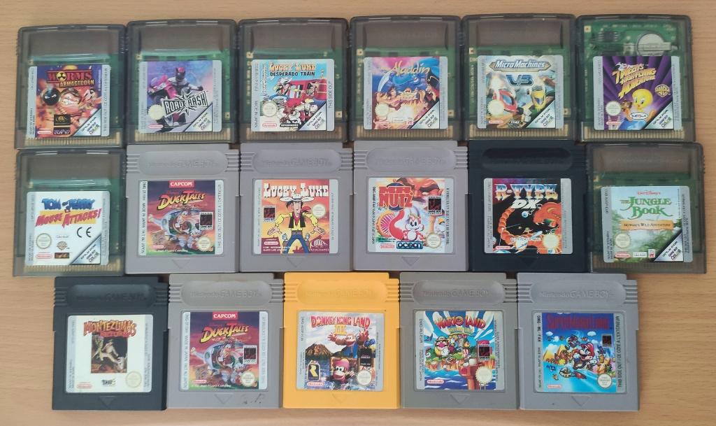 Lot De 4 Jeux Game Boy Color Et Advance – En Boîte, Très Bon état
