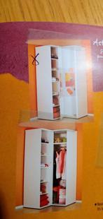 Garde robe ado d angle 2portes dont 1avec miroir, Enlèvement