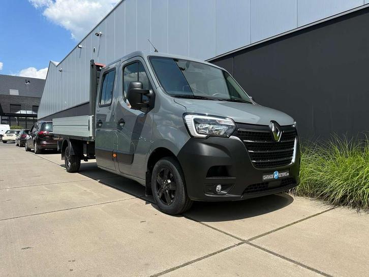 Renault Master OPEN LAADBAK / DUBBEL CABINE / 27.000 KM / 2, Auto's, Bestelwagens en Lichte vracht, ABS, Airbags, Airconditioning