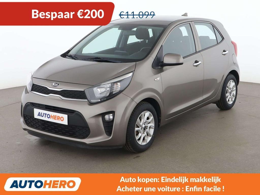 Kia Picanto 1.2 Spirit (année de construction 2018), Autos, Kia, Argent ou Gris, 939 kg, Noir, 5 places