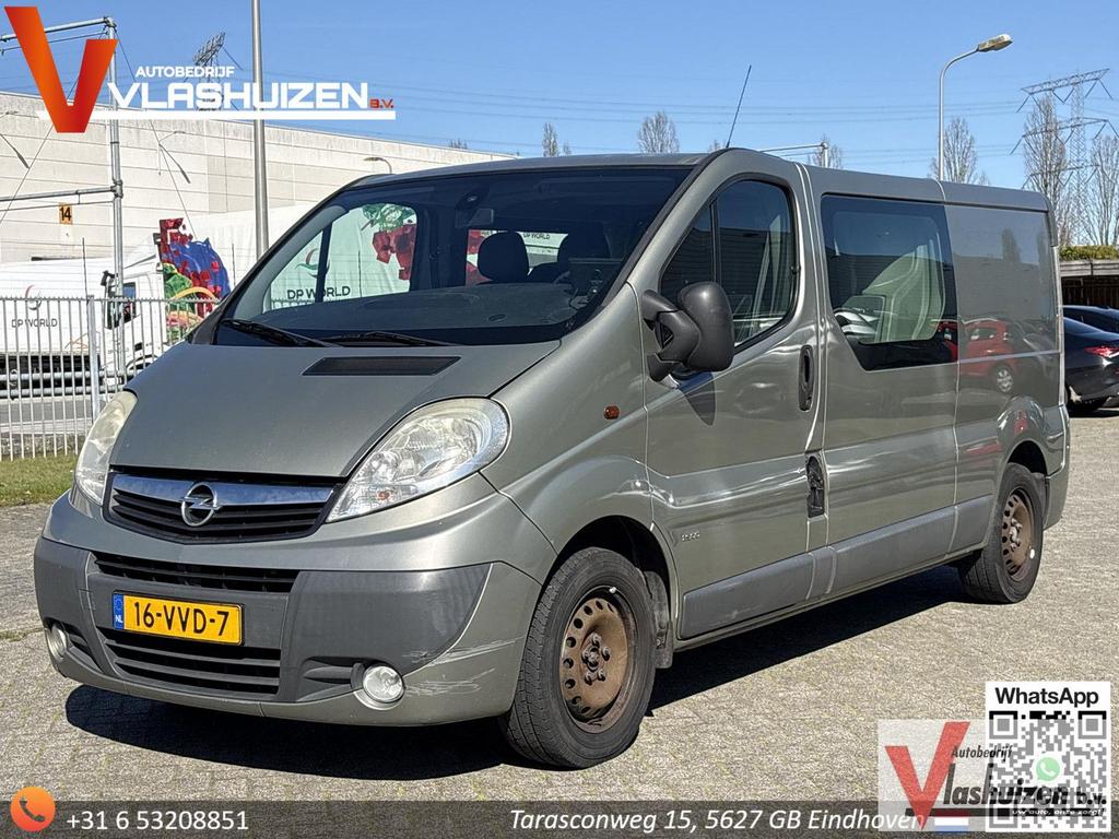 Opel Vivaro 2.0 CDTI L2H1 Dubbel Cabine Automaat | € 4.450,-, Achat, Entreprise, Automatique, Verrouillage central