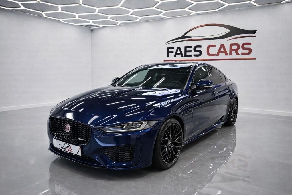 jaguar XE reeds model 2020 R-Dynamic, Auto's, Jaguar, 1800 kg, 4 cilinders, Blauw, Leder