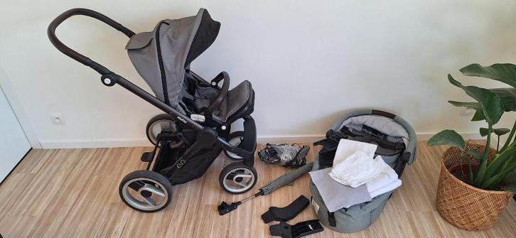 Kinderwagen / Buggy Mutsy Evo Farmer, Kinderen en Baby's, Kinderwagens en Combinaties, Gebruikt, Combiwagen, Mutsy, Duowagen, Met reiswieg
