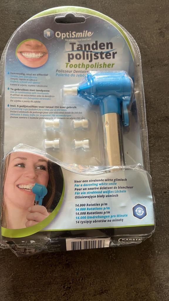 Tanden polijsten nieuw in verpakking, Bijoux, Sacs & Beauté, Beauté | Soins de la bouche, Enlèvement, Neuf, Autres types