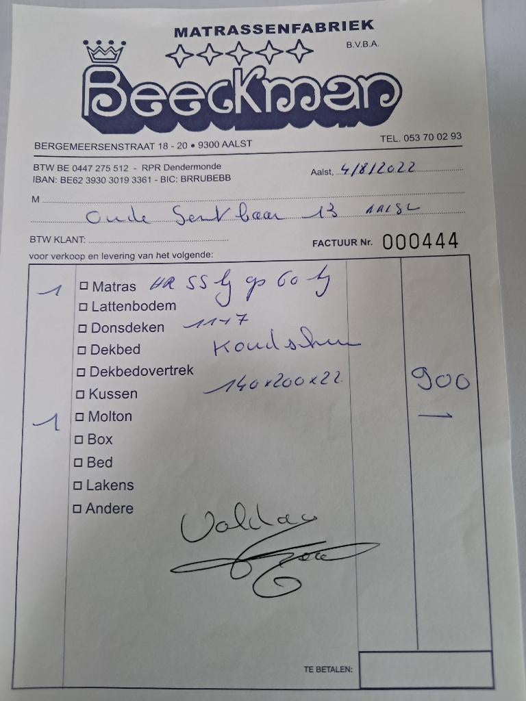 Matras 160x200 x22, Huis en Inrichting, Slaapkamer | Matrassen en Bedbodems, Ophalen, Tweepersoons, 140 cm, Zo goed als nieuw