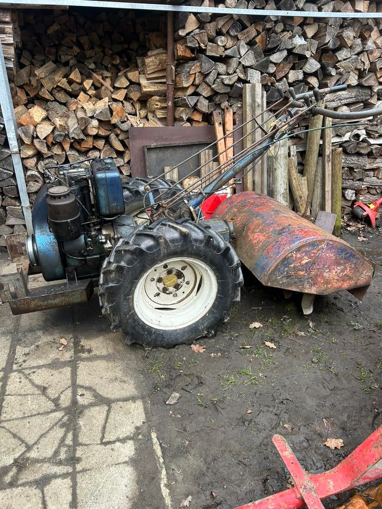 Motoculteur, Ophalen