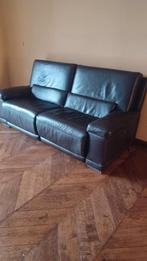 lederen 2 zit relax, Ophalen, Tweepersoons, Leer, Zo goed als nieuw