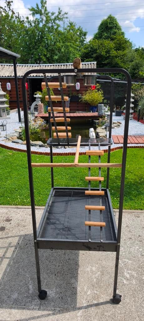 Speeltuin, Dieren en Toebehoren, Vogels | Hokken en Kooien, Ophalen, Zo goed als nieuw, Metaal, Overige typen