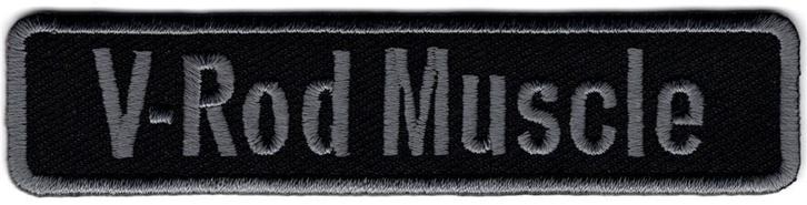 Harley Davidson V-Rod Muscle stoffen opstrijk patch embleem, Motoren, Accessoires | Overige, Nieuw, Verzenden