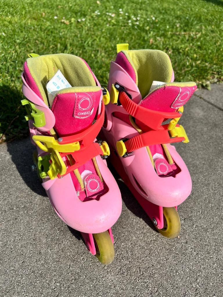 Kinder-rolschaatsen, roze – verstelbaar, Sport en Fitness, Skeelers, Kinderen, Overige typen, Ophalen, Overige merken